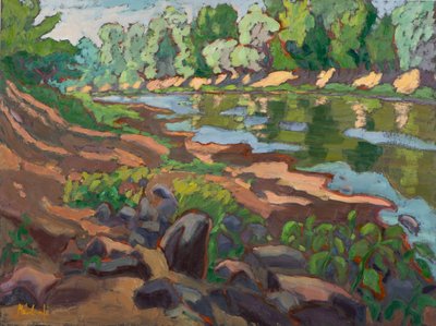 On the Shady Side of River Koros by Marta Martonfi Benke